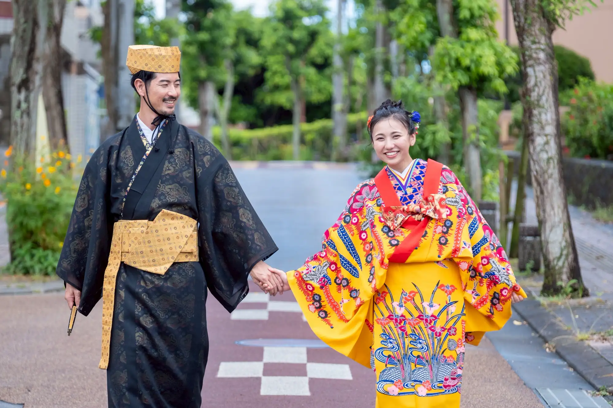 沖縄県和装結婚式ーフォトウェディング