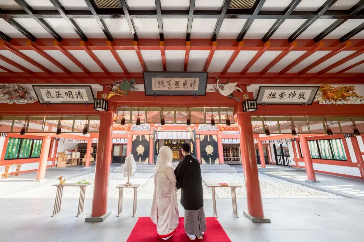 沖縄県和装結婚式の様子５