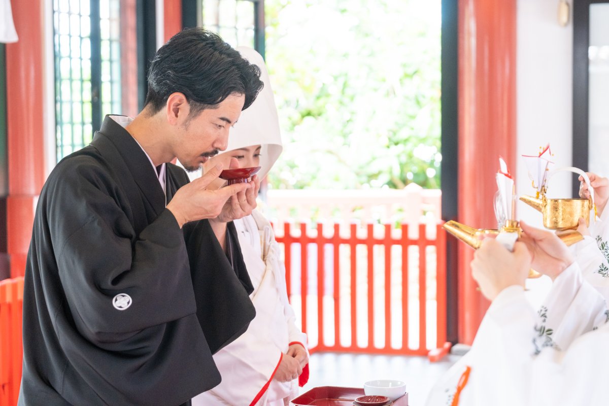 沖縄県和装結婚式の様子２