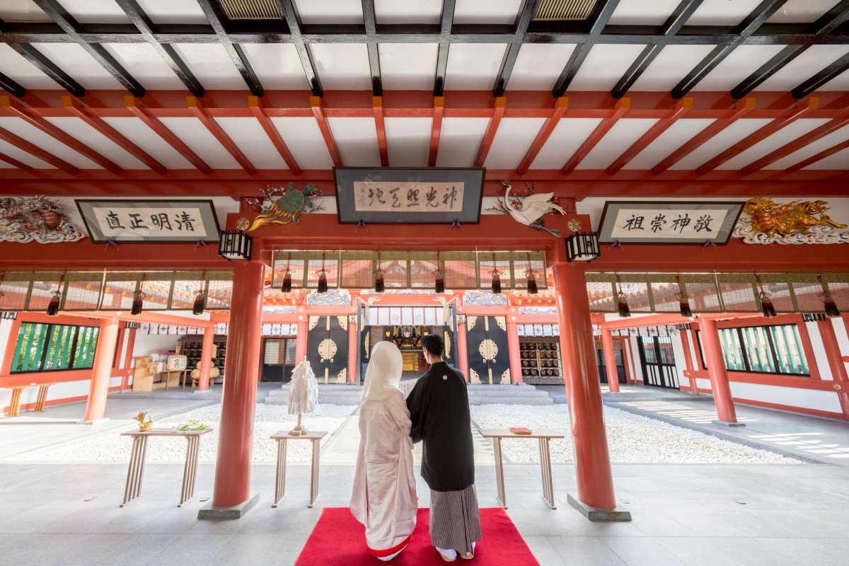 沖縄県和装結婚式の様子５