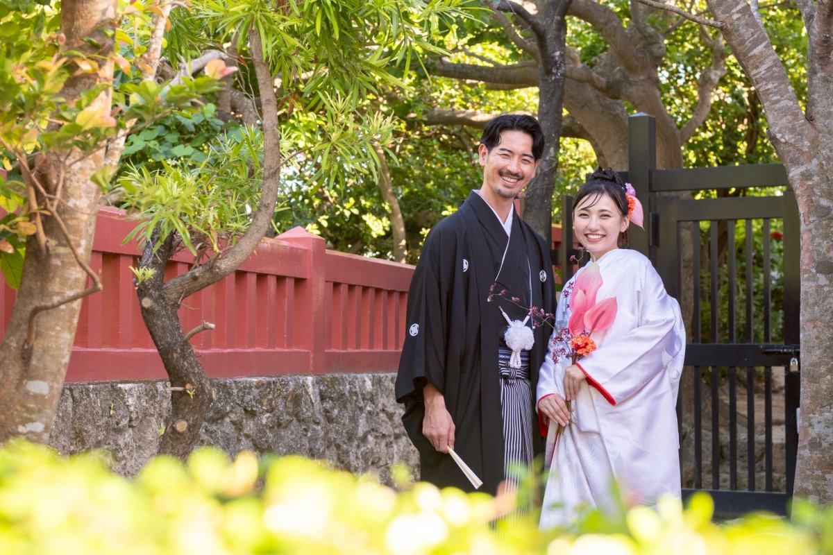 沖縄県和装結婚式ーフォトウェディング２