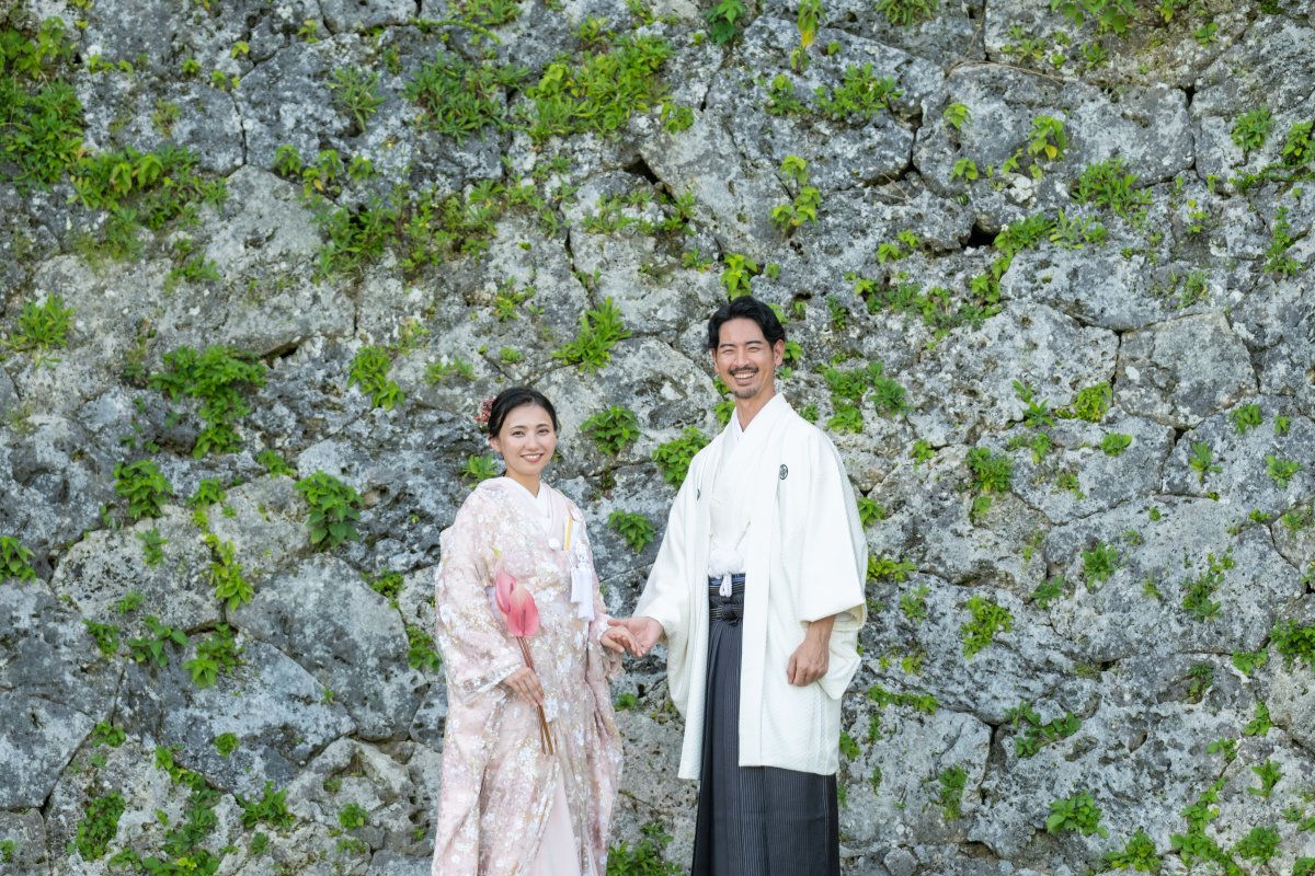 沖縄県和装結婚式ーフォトウェディング８
